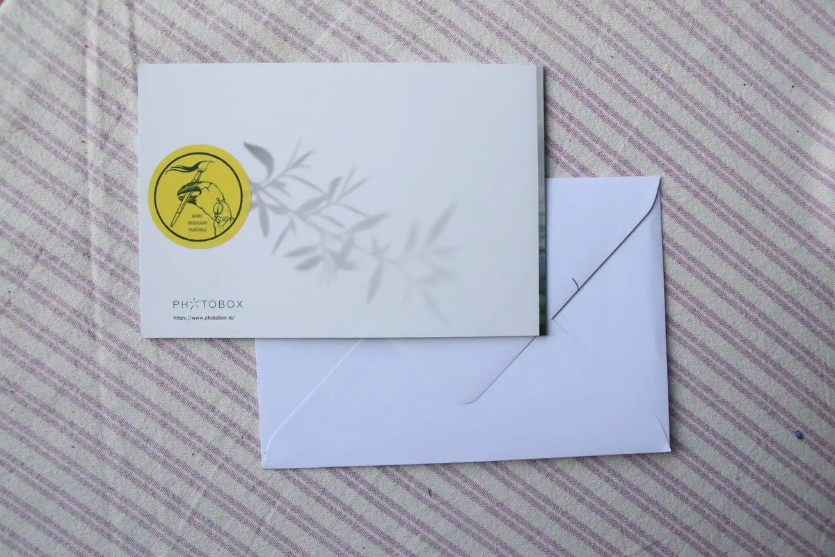 Horses in Mist - Printed Card