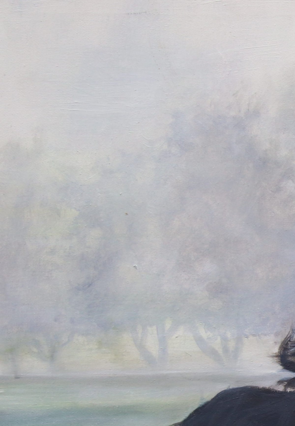 Horses in Mist - Original piece