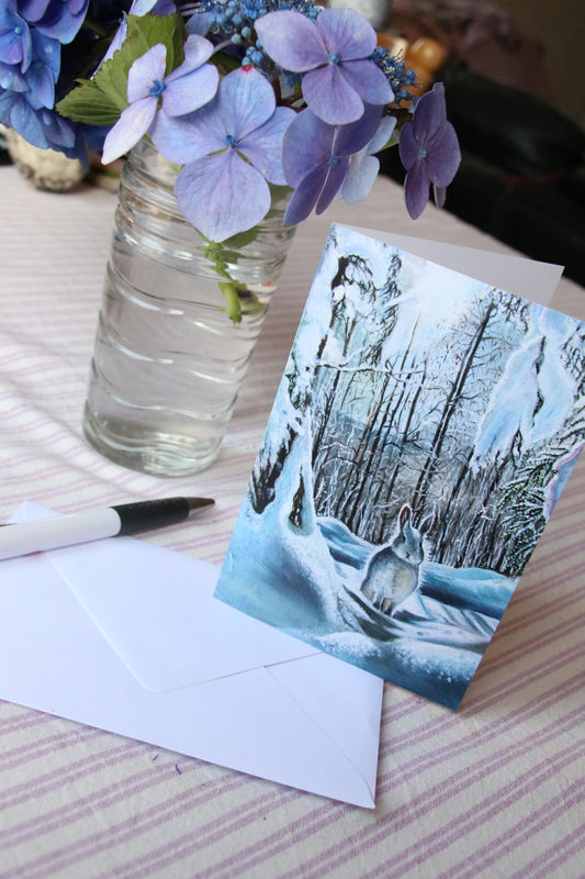 Snow Bunny - Printed Card