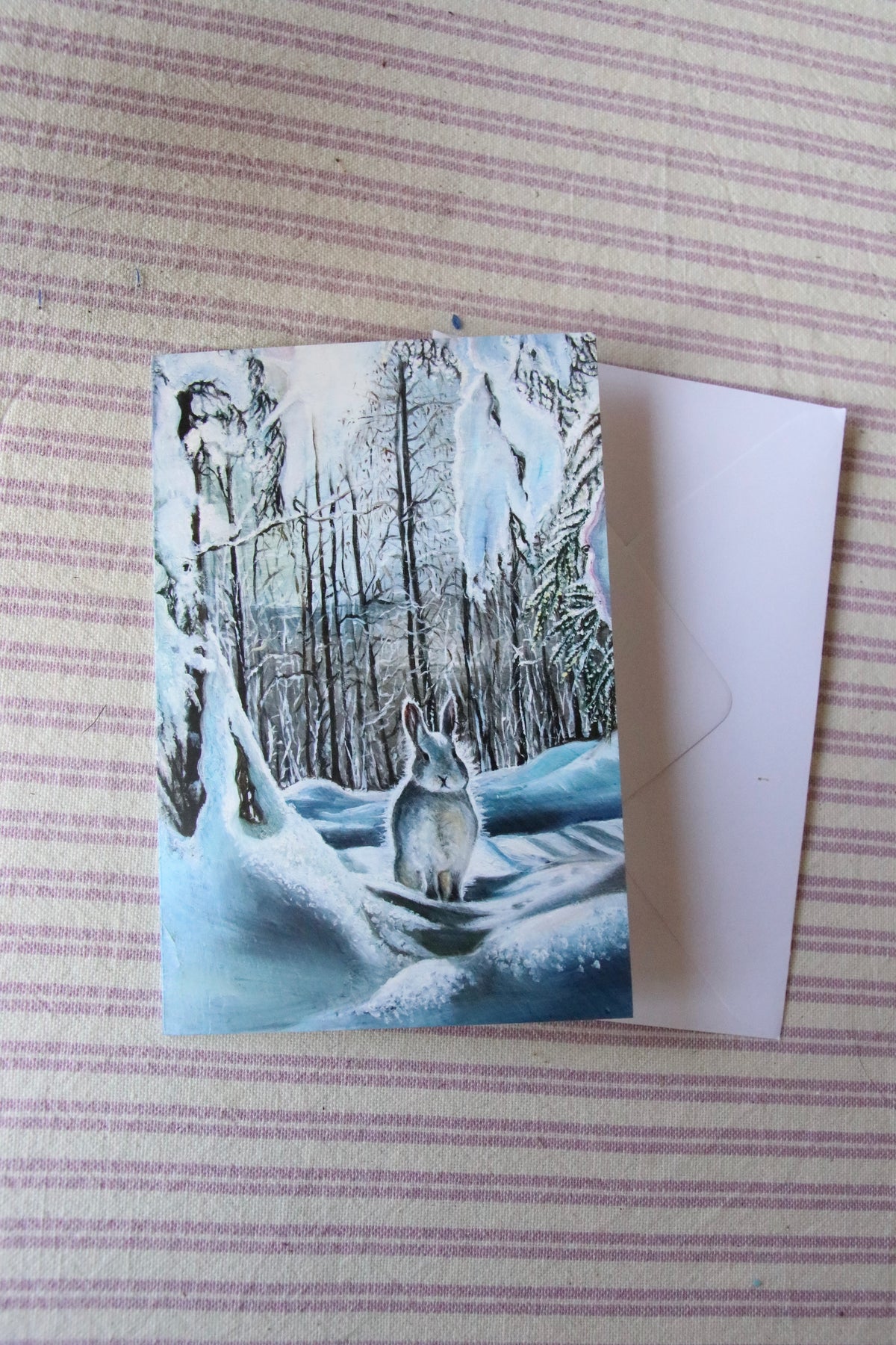 Snow Bunny - Printed Card