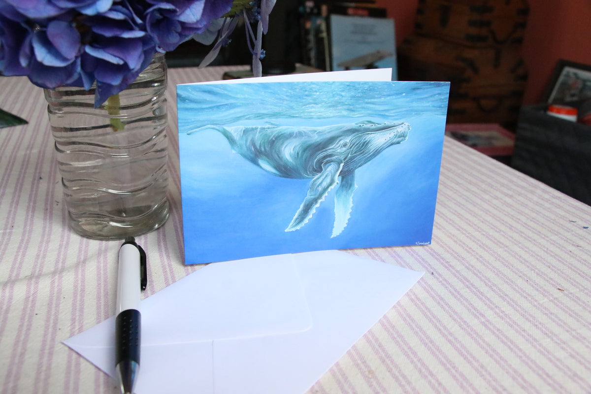 Humpback Whale - Printed Card