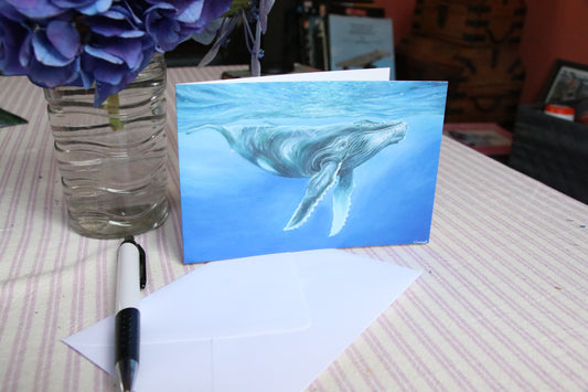Humpback Whale - Printed Card
