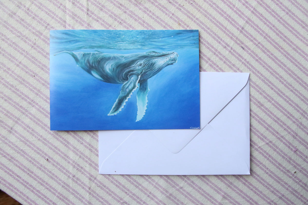 Humpback Whale - Printed Card