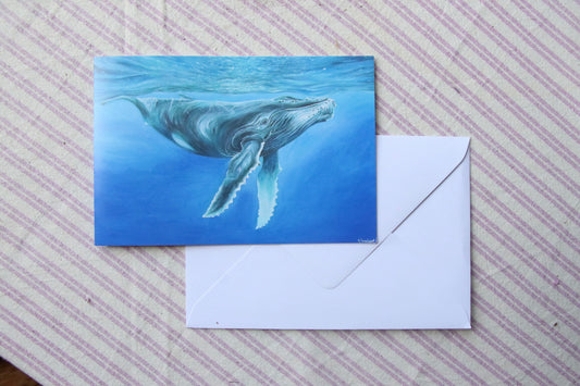 Humpback Whale - Printed Card