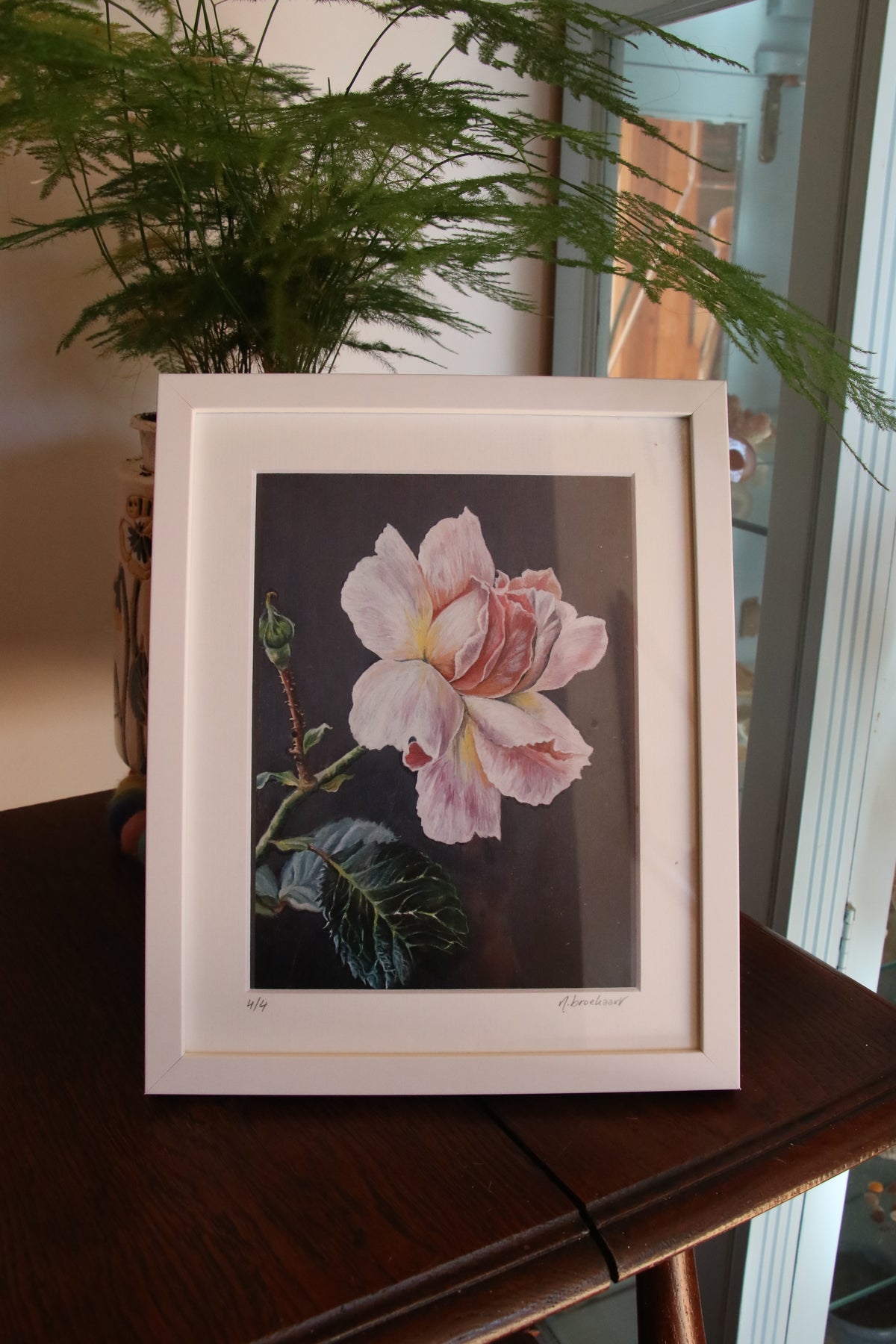 Rose - Small Print in Frame