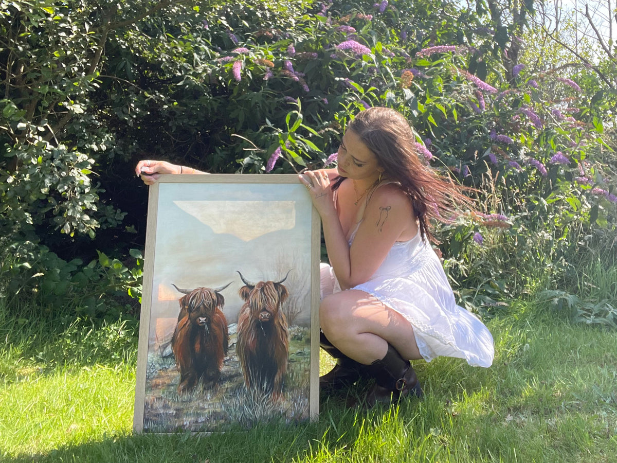 Highland Cows - Original piece
